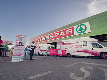 Interspar Corato: Prima Tappa della Carovana della Prevenzione