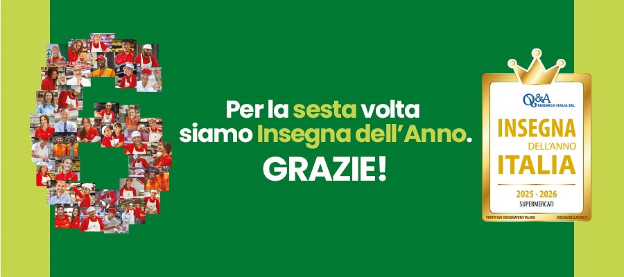 DESPAR È INSEGNA DELL’ANNO 2025-2026 NELLA CATEGORIA SUPERMERCATI DESPAR È INSEGNA DELL’ANNO 2025-2026 NELLA CATEGORIA SUPERMERCATI